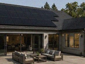 A recent Loomis install — single-family home with rooftop solar panels installed by Continuum